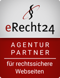 Agentur-Partner von erecht24 für rechtssichere Webseiten